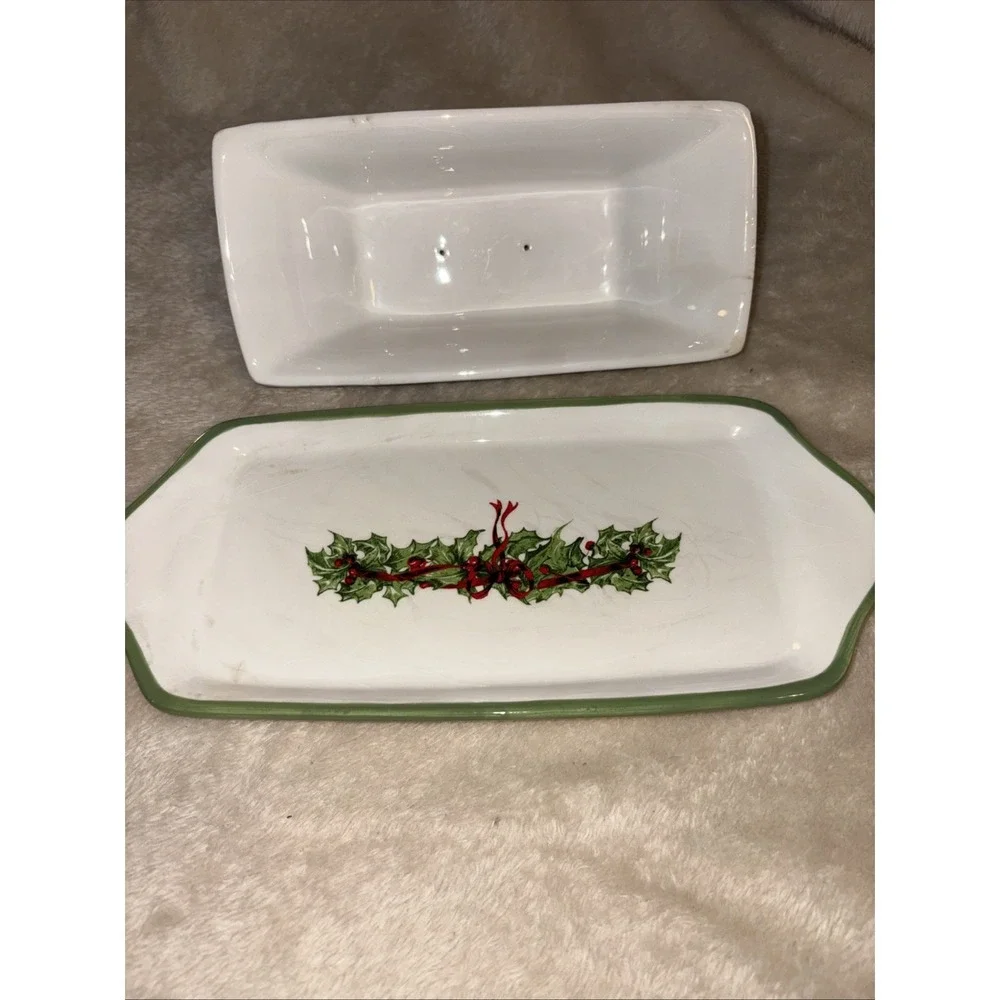 Traditions Holiday Celebrations by Christopher Radko Butter Dish, S&P Shakers